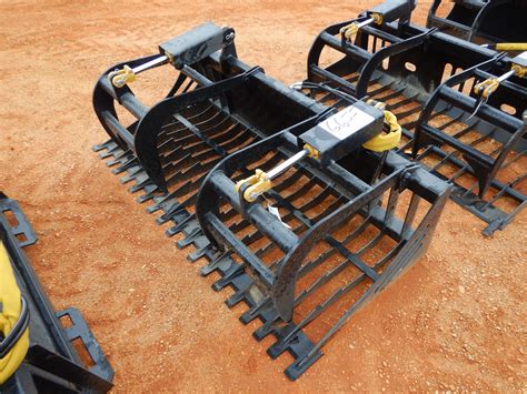 how to use a skid steer grapple|best grapple for skid steer.